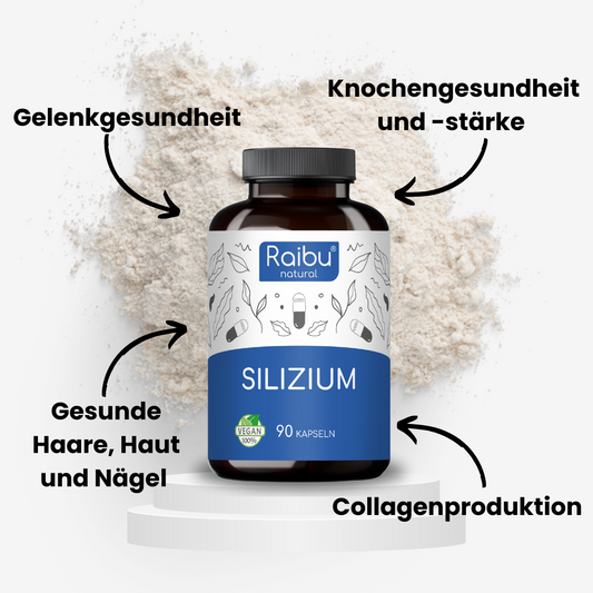 Silizium - hochdosiert (500mg) | 90 Kapseln