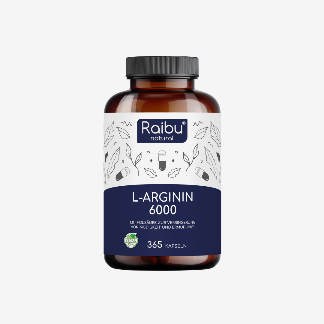 L-Arginin - 6000mg | 365 Kapseln