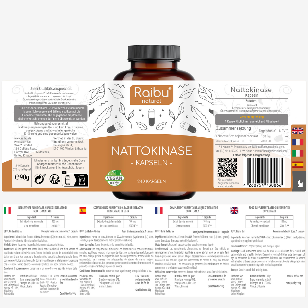 Nattokinase | 240 Kapseln