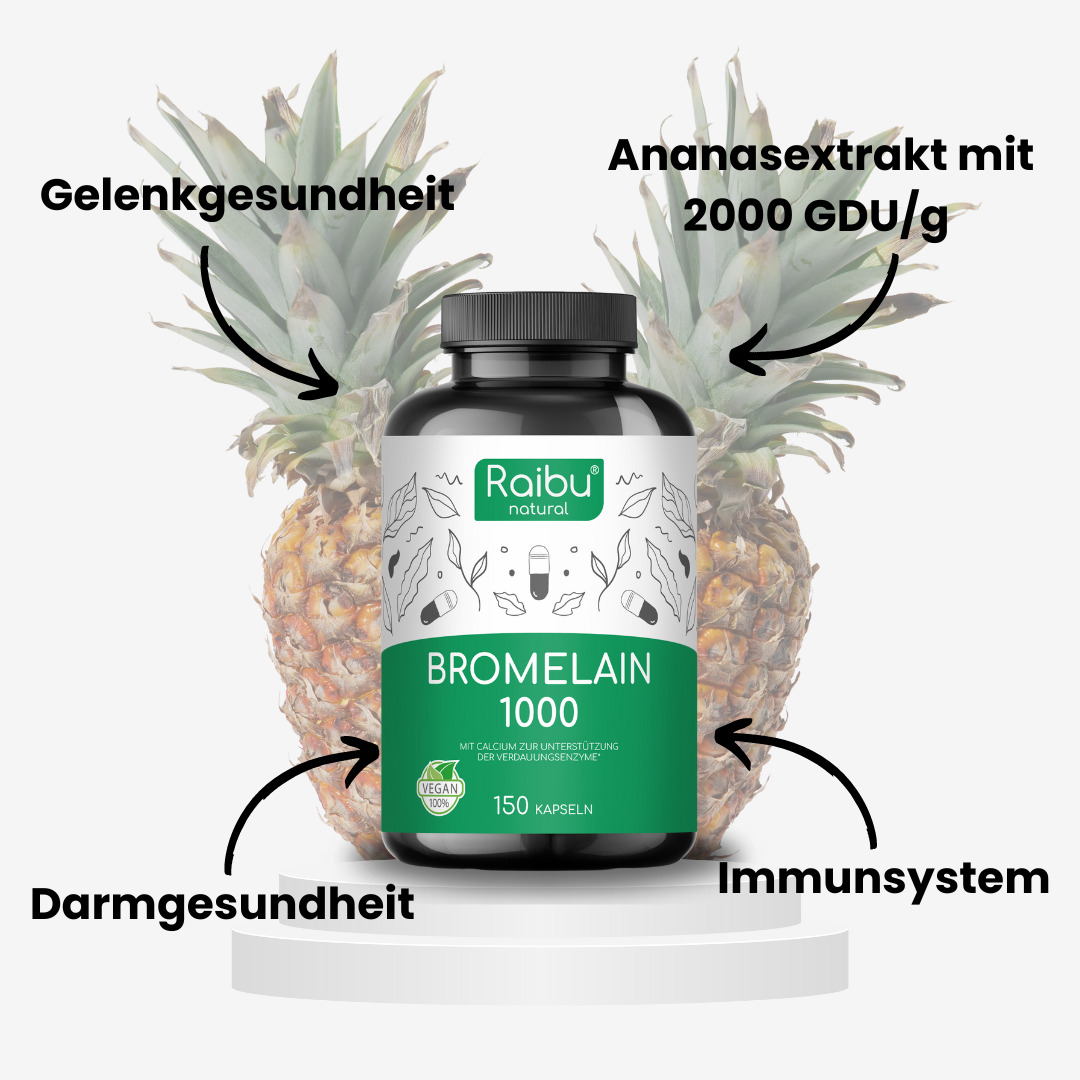 Bromelain (hochdosiert) I 150 Kapseln