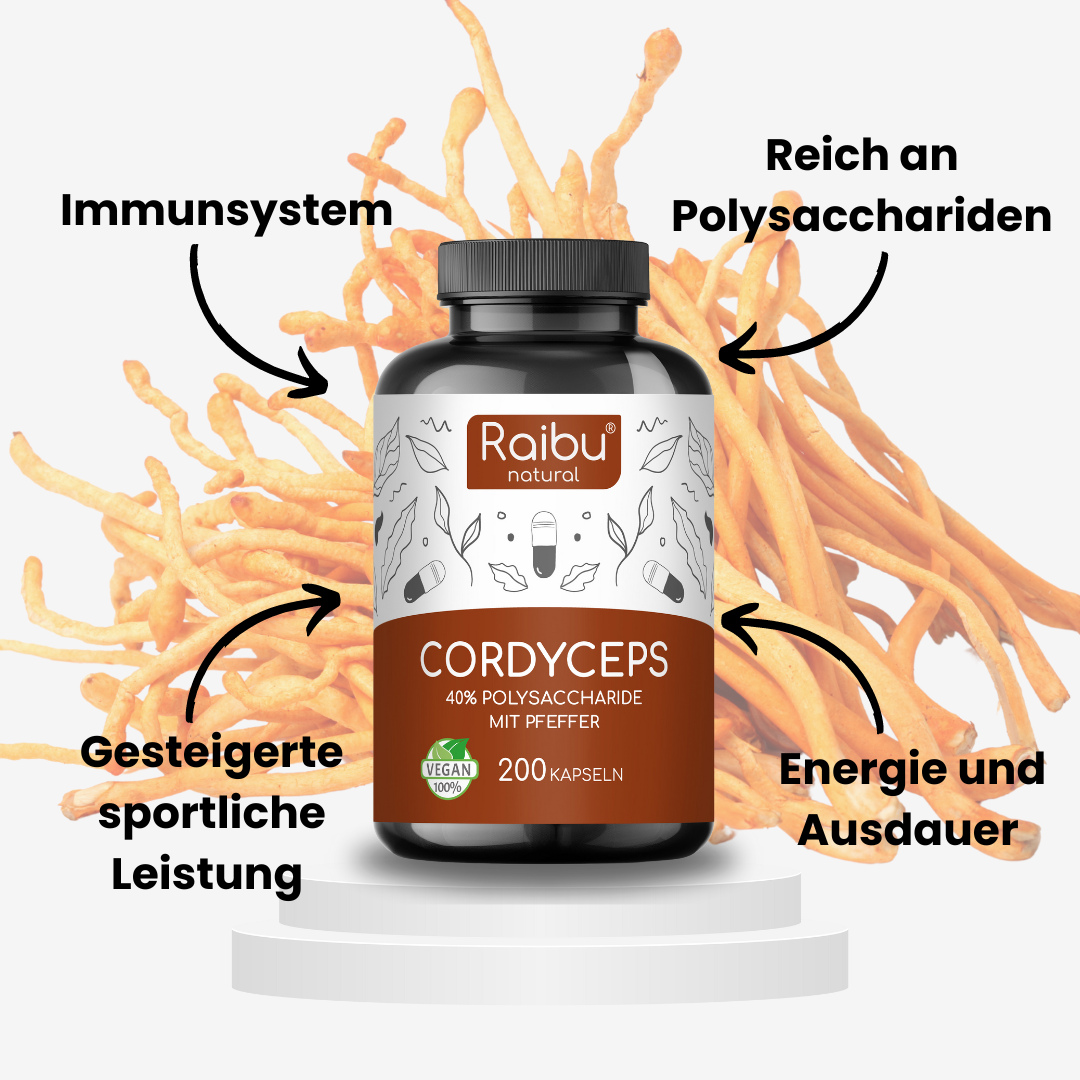 Cordyceps (hochdosiert) | 200 Kapseln