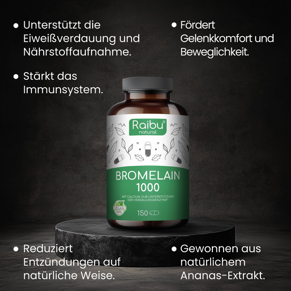 Bromelain (hochdosiert) I 150 Kapseln