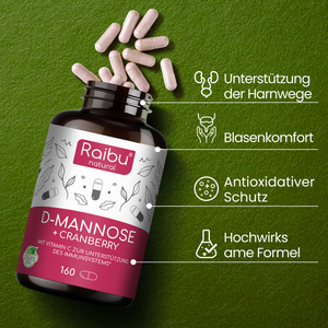 D-Mannose mit Cranberry | 160 Kapseln