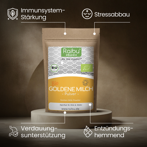 Goldene-Milch-Pulver | Ashwagandha-Kurkuma-Latte