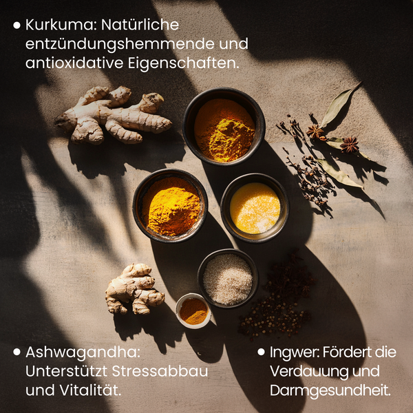 Goldene-Milch-Pulver | Ashwagandha-Kurkuma-Latte