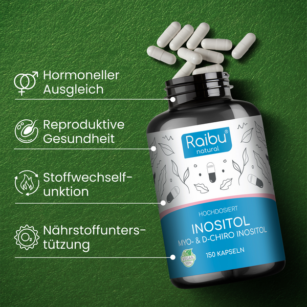 Myo Inositol & D-Chiro Inositol Komplex | 150 Kapseln